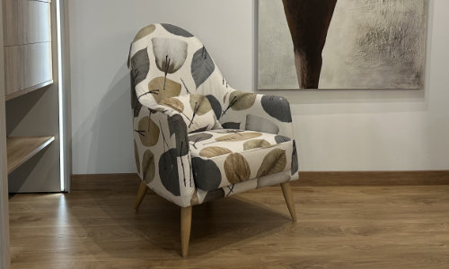 Sillón con tapicería petfriendly
