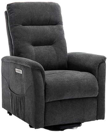 Sillón Relax tapicería negra