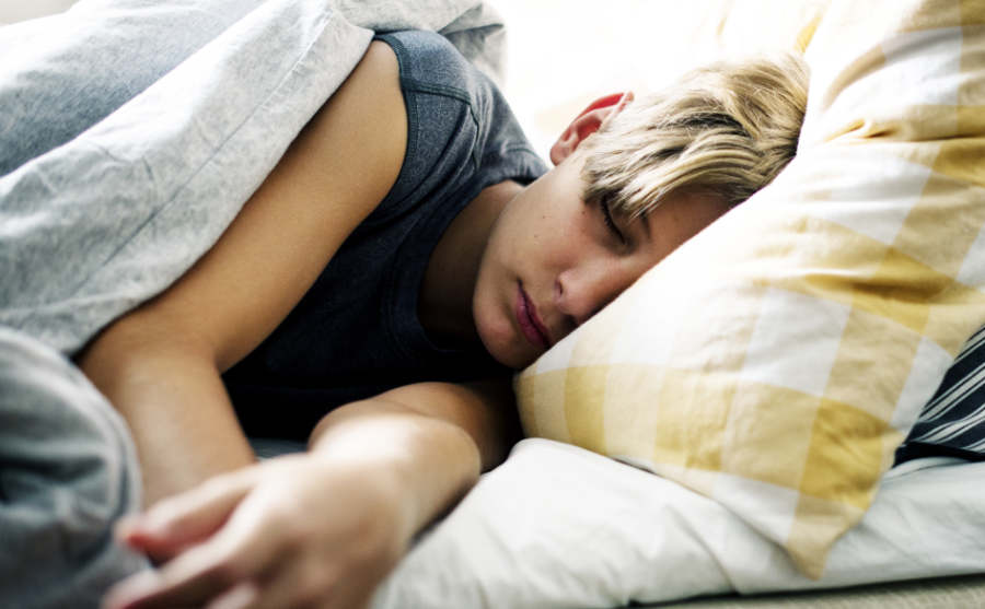Adolescente dormido