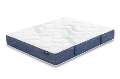 Colchón con carcasa de muelles continuos Multielástic compuesto por un total de 8 capas con Sistema Commodo. Ofrece una firmeza superior y gran adaptabilidad acomodándose perfectamente al cuerpo regulando según la presión que se ejerza. Gracias a sus fibras hipoalergénicas se mantiene una temperatura constante y evita las alergias. Colchón Flex modelo Habana