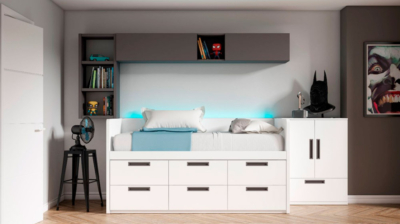 Dormitorio juvenil serie Parkour